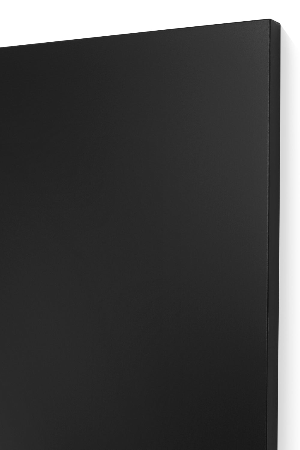 Panel dekoracyjny TV, matowa czerń, 200 × 122 cm, grubość 18 mm