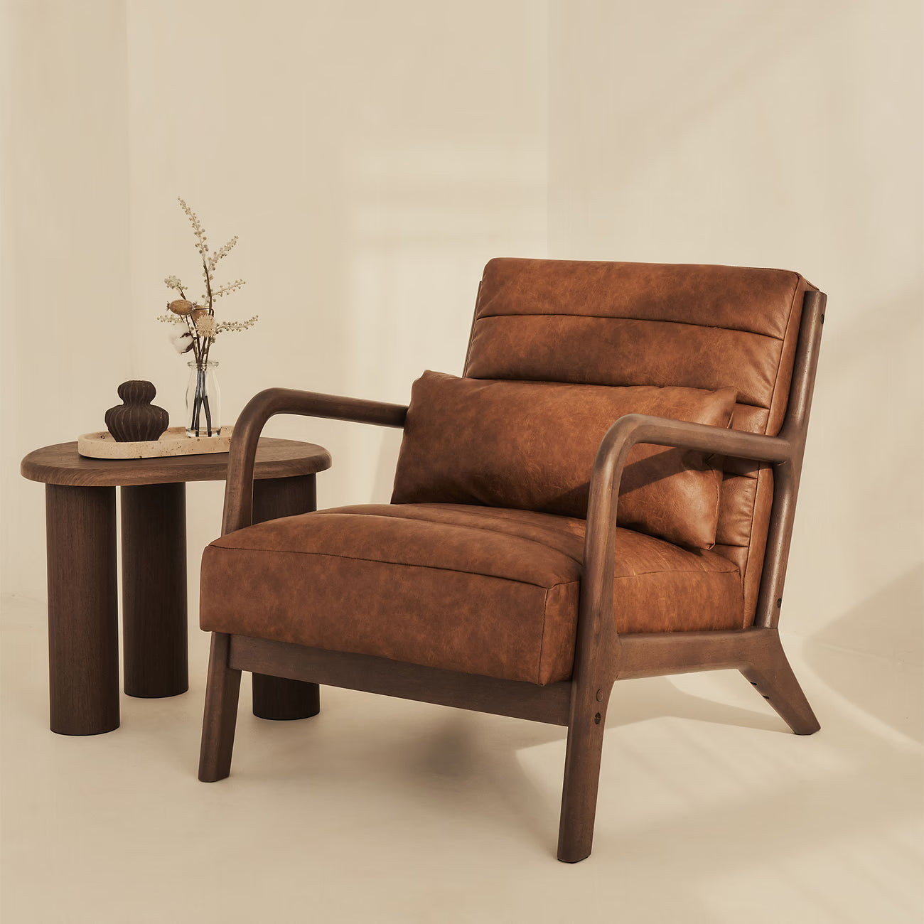 Fotel Nordwood Ekoskóra Windsor Tan Brown